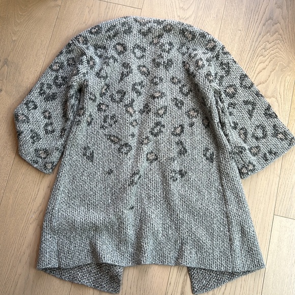 Cupcakes & Cashmere Leopard Cardigan Sweater - Picture 6 of 6